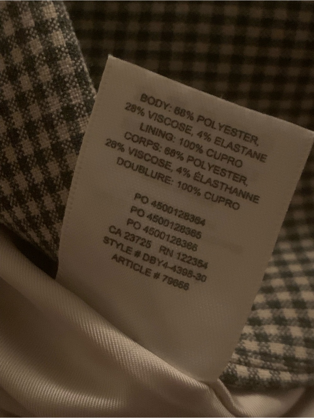 Wilfred Houndstooth Double-Breasted Margaux Blazer Jacket - Picture 7 of 7